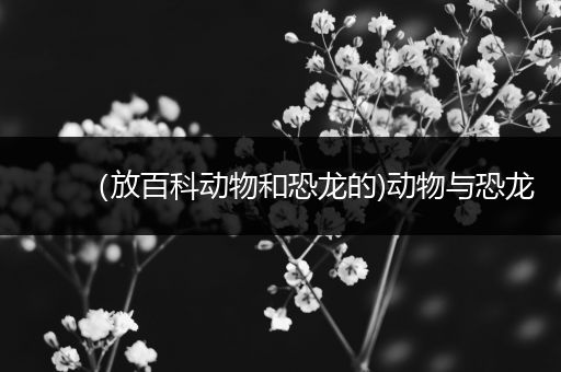 （放百科动物和恐龙的)动物与恐龙