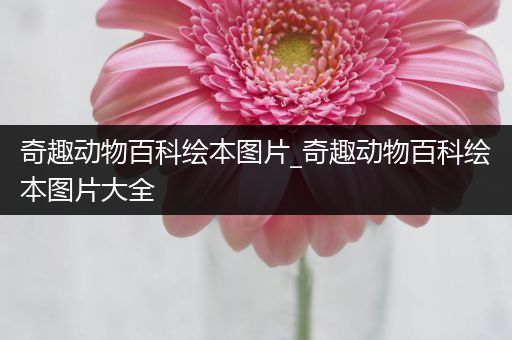 奇趣动物百科绘本图片_奇趣动物百科绘本图片大全