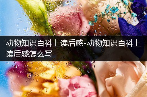 动物知识百科上读后感-动物知识百科上读后感怎么写