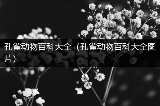孔雀动物百科大全（孔雀动物百科大全图片）