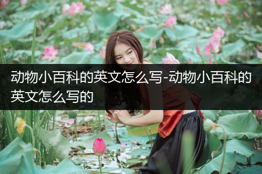 动物小百科的英文怎么写-动物小百科的英文怎么写的
